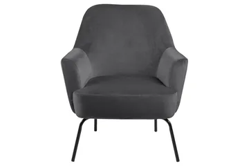Melisan Loungefåtölj - Grå/Svart - Möbler - Fåtölj & stolar - Fåtölj
