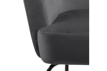 Melisan Loungefåtölj - Grå/Svart - Möbler - Fåtölj & stolar - Fåtölj