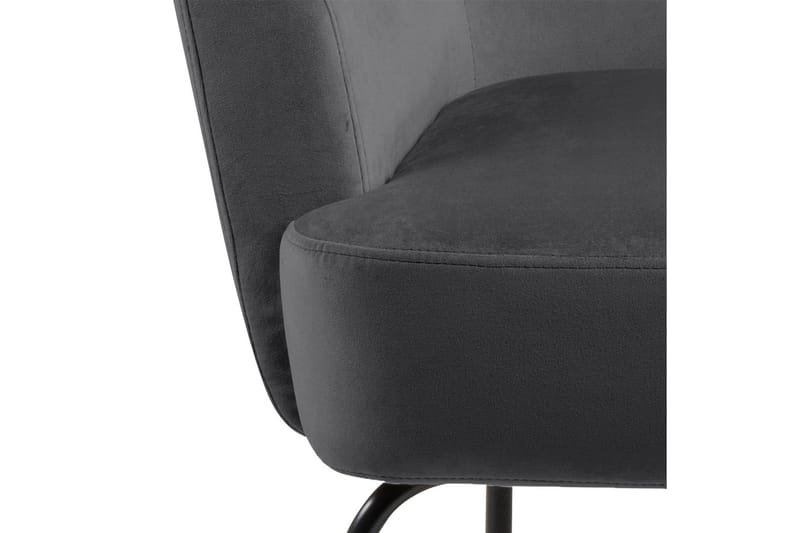 Melisan Loungefåtölj - Grå/Svart - Möbler - Fåtölj & stolar - Fåtölj