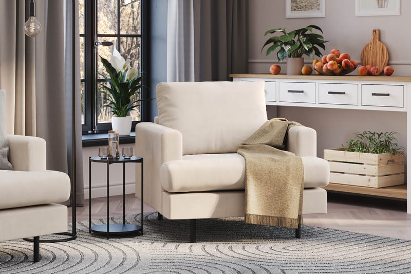 Menard Compact Fåtölj - Beige - Möbler - Fåtölj & stolar - Fåtölj