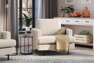 Menard Compact Fåtölj - Beige - Möbler - Fåtölj & stolar - Fåtölj