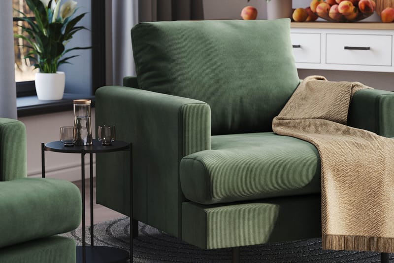Menard Compact Fåtölj - Grön - Möbler - Fåtölj & stolar - Fåtölj