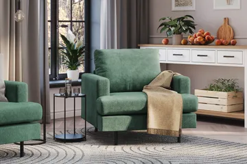 Menard Compact Fåtölj - Grön - Möbler - Fåtölj & stolar - Fåtölj