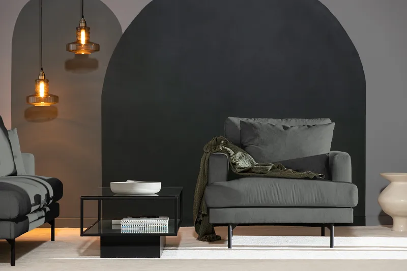 Menard Fåtölj - Grå - Möbler - Fåtölj & stolar - Fåtölj