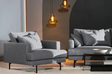 Menard Fåtölj - Grå - Möbler - Fåtölj & stolar - Fåtölj