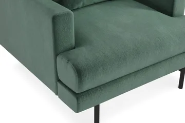 Menard Fåtölj - Grön - Möbler - Fåtölj & stolar - Fåtölj - Sammetsfåtölj