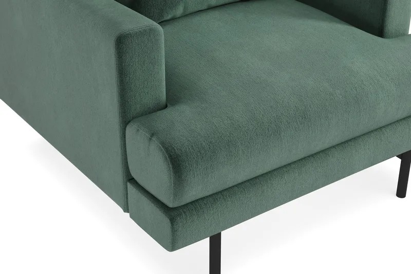Menard Fåtölj - Grön - Möbler - Fåtölj & stolar - Fåtölj - Sammetsfåtölj