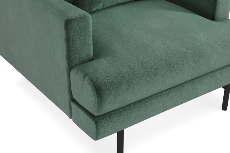 Menard Fåtölj - Grön - Möbler - Fåtölj & stolar - Fåtölj - Sammetsfåtölj