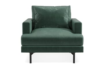 Menard Fåtölj - Grön - Möbler - Fåtölj & stolar - Fåtölj - Sammetsfåtölj