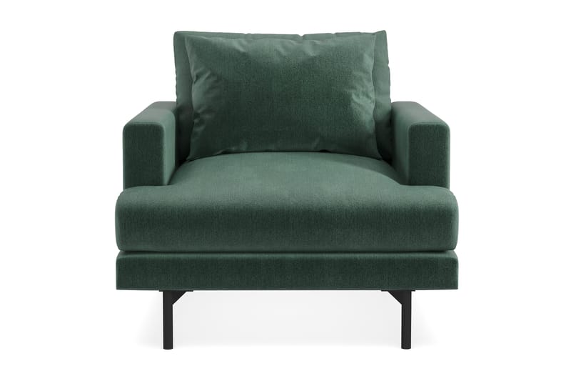 Menard Fåtölj - Grön - Möbler - Fåtölj & stolar - Fåtölj - Sammetsfåtölj