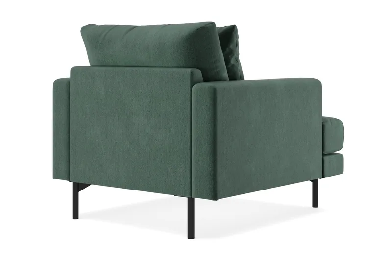 Menard Fåtölj - Grön - Möbler - Fåtölj & stolar - Fåtölj - Sammetsfåtölj