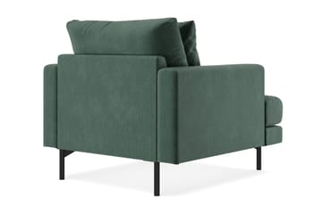 Menard Fåtölj - Grön - Möbler - Fåtölj & stolar - Fåtölj - Sammetsfåtölj
