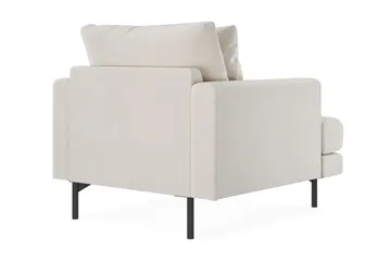 Menard Fåtölj - Ljusbeige - Möbler - Fåtölj & stolar - Fåtölj - Sammetsfåtölj