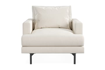 Menard Fåtölj - Ljusbeige - Möbler - Fåtölj & stolar - Fåtölj - Sammetsfåtölj