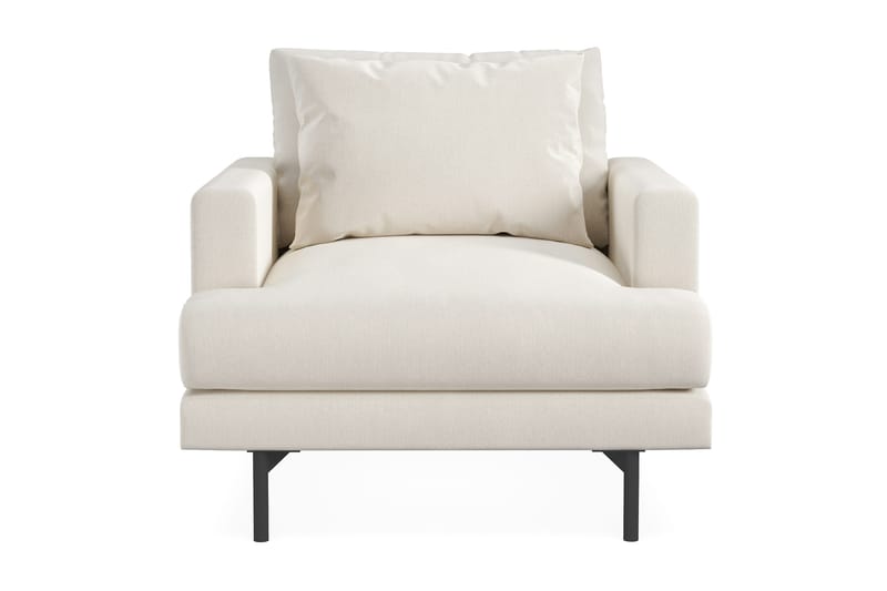 Menard Fåtölj - Ljusbeige - Möbler - Fåtölj & stolar - Fåtölj - Sammetsfåtölj