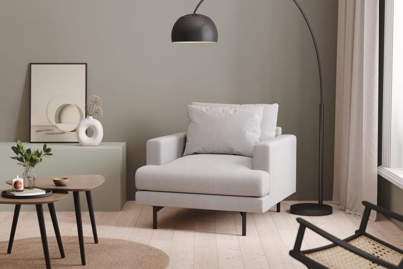 Menard Fåtölj - Ljusgrå - Möbler - Fåtölj & stolar - Fåtölj