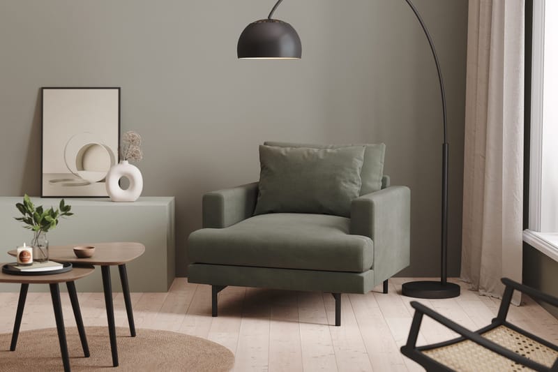 Menard Fåtölj - Mörkgrön - Möbler - Fåtölj & stolar - Fåtölj