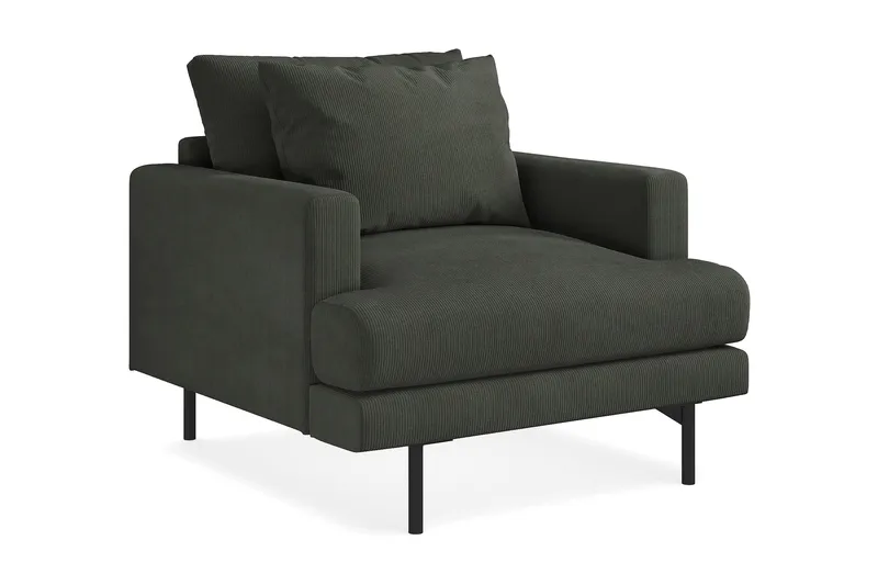Menard Fåtölj - Mörkgrön - Möbler - Fåtölj & stolar - Fåtölj