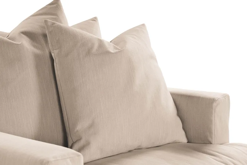 Menard Fåtölj Tvättbar & avtagbar klädsel - Beige - Möbler - Fåtölj & stolar - Fåtölj