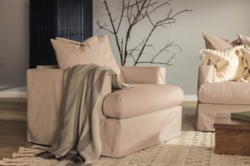 Menard Fåtölj Tvättbar & avtagbar klädsel - Beige - Möbler - Fåtölj & stolar - Fåtölj