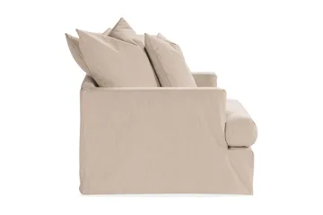 Menard Fåtölj Tvättbar & avtagbar klädsel - Beige - Möbler - Fåtölj & stolar - Fåtölj