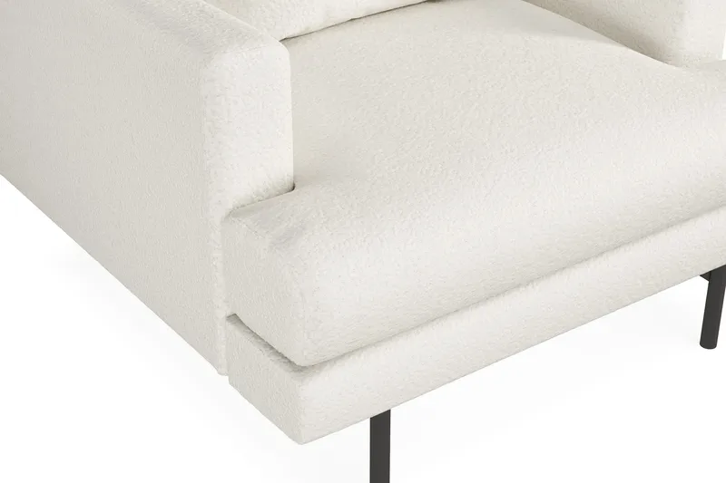 Menard Fåtölj - Vit Bouclé - Möbler - Fåtölj & stolar - Fåtölj