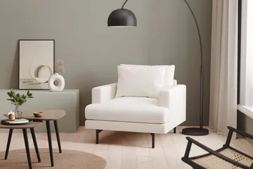 Menard Fåtölj - Vit Bouclé - Möbler - Fåtölj & stolar - Fåtölj