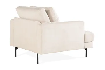 Menard Stor Fåtölj Manchester Tyg - Ljus Beige - Möbler - Fåtölj & stolar - Fåtölj