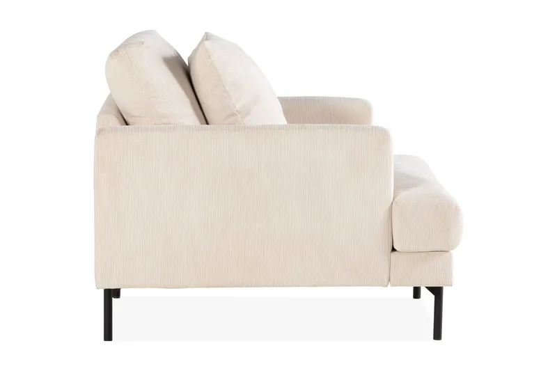 Menard Stor Fåtölj Manchester Tyg - Ljus Beige - Möbler - Fåtölj & stolar - Fåtölj