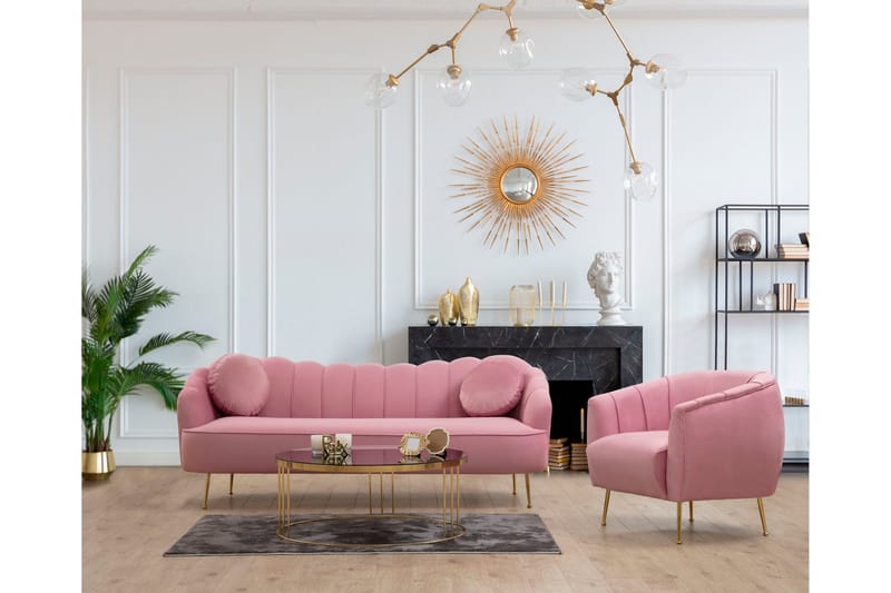 Caraquet Fåtölj - Rosa - Möbler - Fåtölj & stolar - Fåtölj