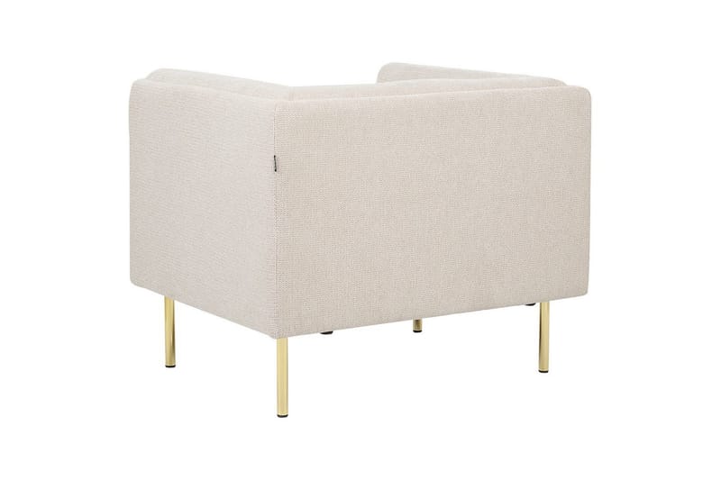 Fåtölj Moen - Beige, guld - Möbler - Fåtölj & stolar - Fåtölj