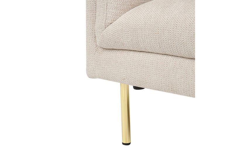 Fåtölj Moen - Beige, guld - Möbler - Fåtölj & stolar - Fåtölj