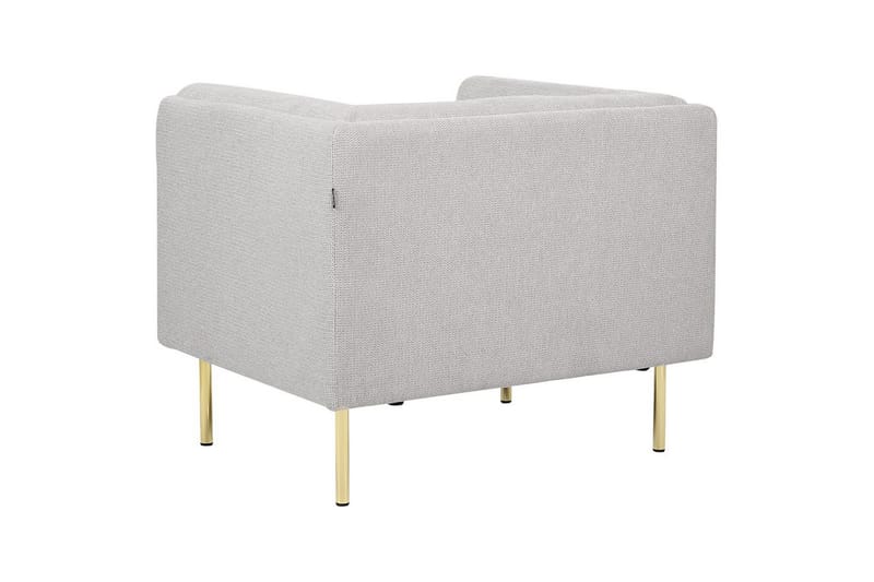 Fåtölj Moen - Grå, guld - Möbler - Fåtölj & stolar - Fåtölj