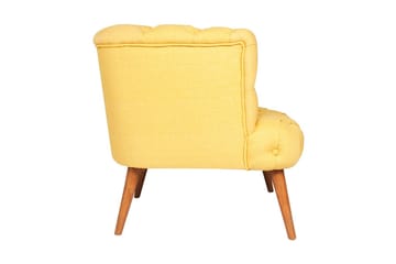 Monroew Fåtölj - Gul/Natur - Möbler - Fåtölj & stolar - Fåtölj