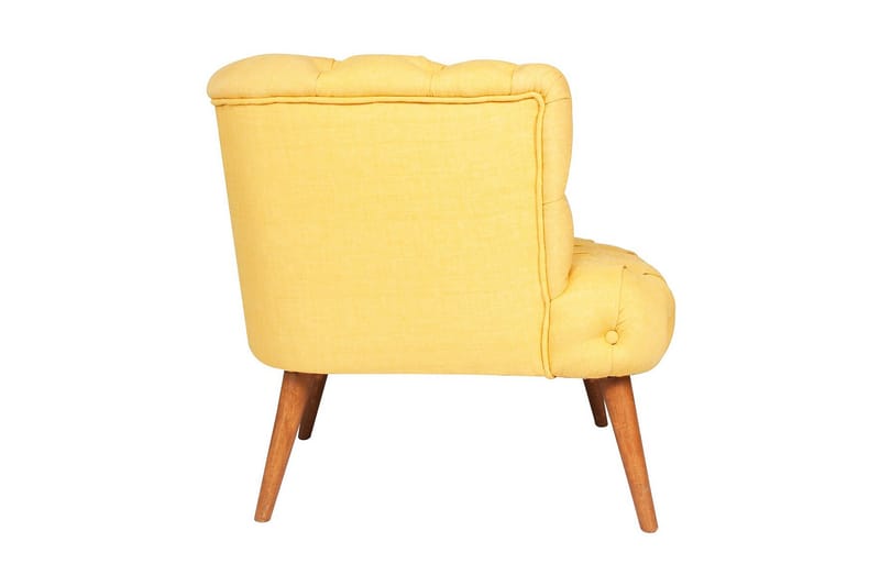 Monroew Fåtölj - Gul/Natur - Möbler - Fåtölj & stolar - Fåtölj