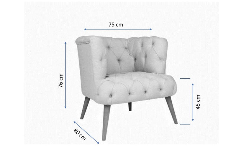 Monroew Fåtölj - Ljusbrun/Natur - Möbler - Fåtölj & stolar - Fåtölj