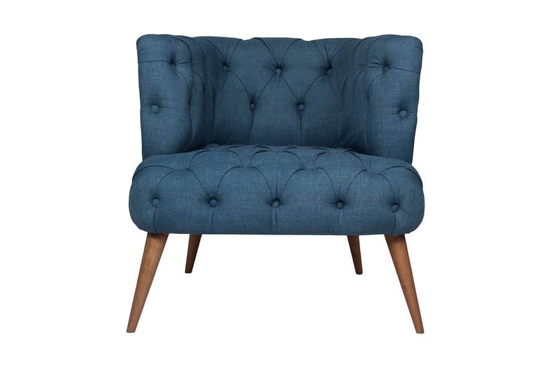 Monroew Fåtölj - Mörkblå/Natur - Möbler - Fåtölj & stolar - Fåtölj