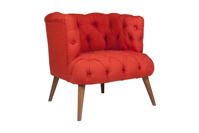 Monroew Fåtölj, Röd/Natur