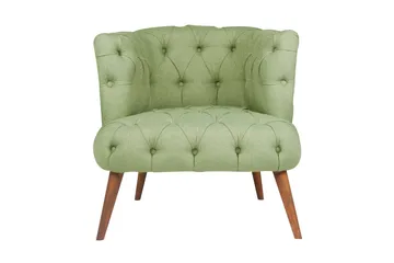 Monroew Fåtölj - Petrolgrön/Natur - Möbler - Fåtölj & stolar - Fåtölj