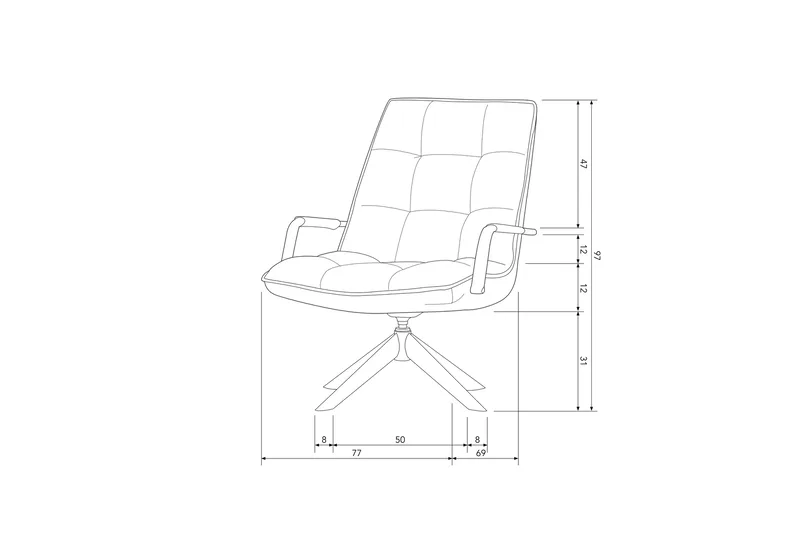 Mosami Fåtölj - Cognac - Möbler - Fåtölj & stolar - Fåtölj