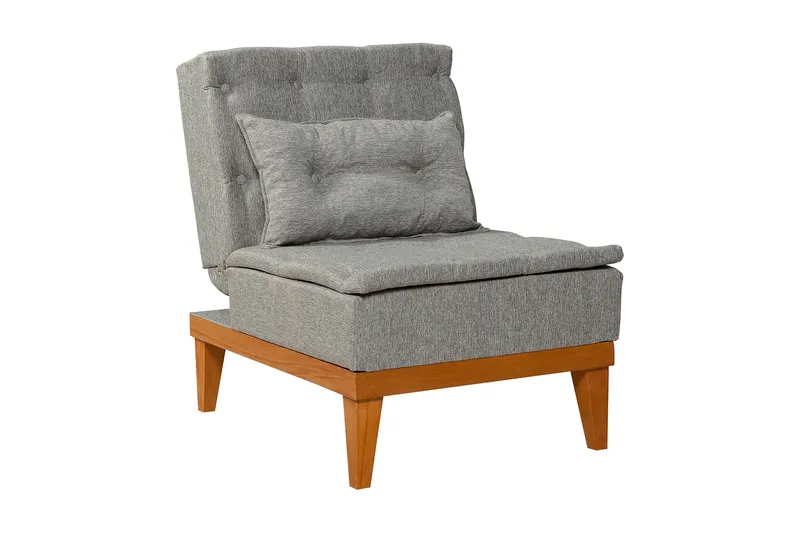 Mozzetti Fåtölj med Armstöd, Grå