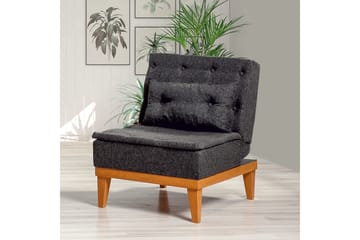 Mozzetti Fåtölj med Armstöd - Grå - M öbler - Fåtölj & stolar - Fåtölj - Bäddfåtölj