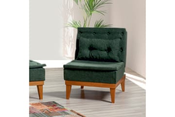 Mozzetti Fåtölj med Armstöd - Grön - Möbler - Fåtölj & stolar - Fåtölj - Bäddfåtölj