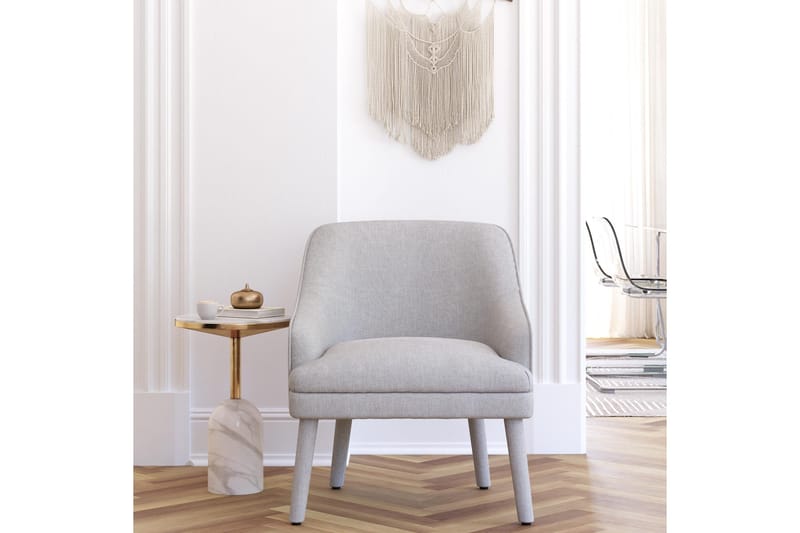 Mr. Kate Fåtölj Ljusgrå - Dorel Home - Möbler - Fåtölj & stolar - Fåtölj