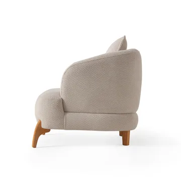 Munemori Öronlappsfåtölj 81x76x81 cm - Beige - Möbler - Fåtölj & stolar - Fåtölj - Öronlappsfåtölj