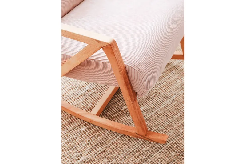 Muskuran Fåtölj - Rosa - Möbler - Barnmöbler - Barnstol - Gungstol barn