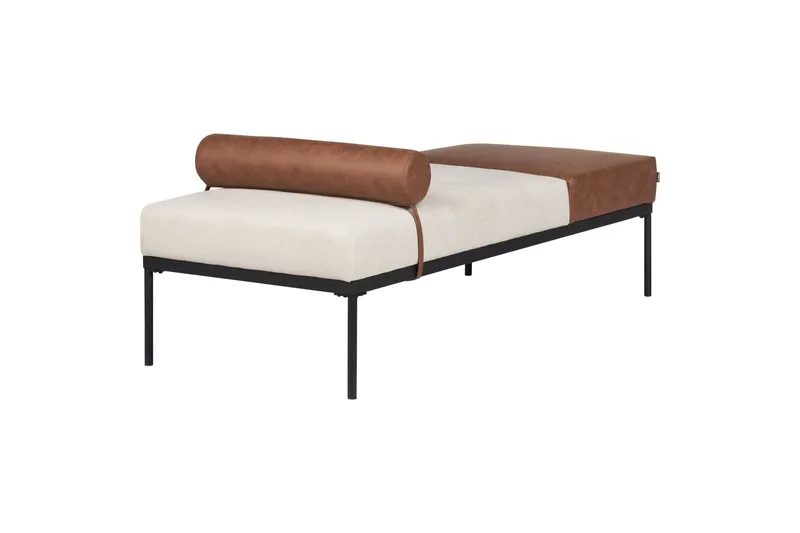 Naklund Schäslong 172 cm - Brun/Beige/Svart - Möbler - Soffa - Dagbädd