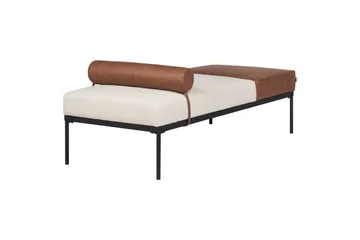 Naklund Schäslong 172 cm - Brun/Beige/Svart - Möbler - Soffa - Dagbädd
