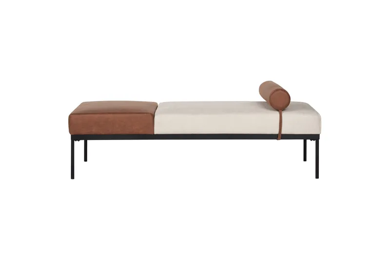 Naklund Schäslong 172 cm - Brun/Beige/Svart - Möbler - Soffa - Dagbädd