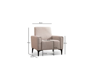 Naoko Fåtölj - Ljusbrun - Möbler - Fåtölj & stolar - Fåtölj